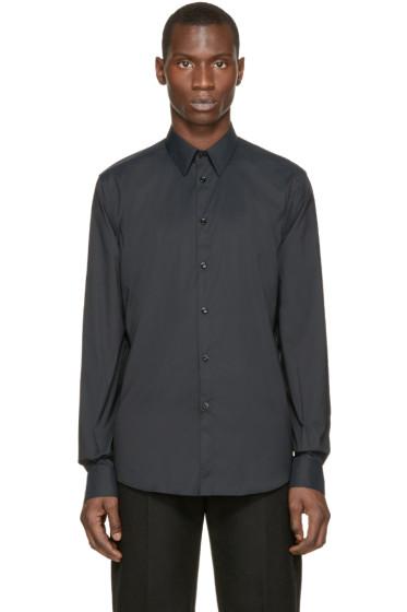 Versace Black Classic Slim Shirt