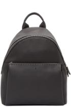 Fendi Black Leather Backpack