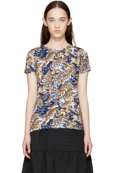 Kenzo Navy Flying Tiger T-shirt