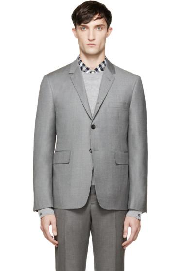 Thom Browne Grey Classic Suit Blazer