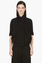 Calvin Klein Collection Black Dolman Sleeve Jacket