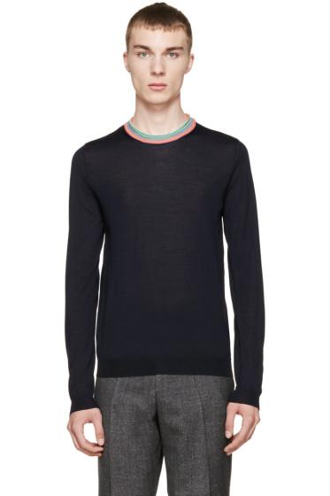 Paul Smith Navy Merino Sweater