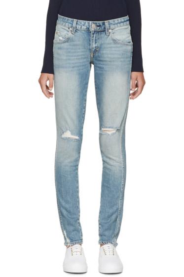 Amo Blue Destroyed Soulmate Stix Jeans