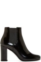 Saint Laurent Black Heeled Babies Boots