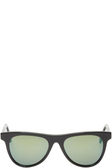 Super Black Acetate Man Sunglasses