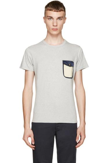 Visvim Grey Snap Pocket T-shirt