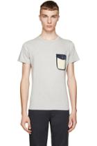 Visvim Grey Snap Pocket T-shirt