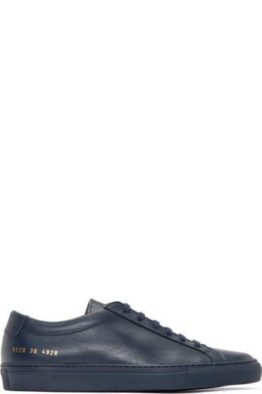 Common Projects Navy Original Achilles Sneakers