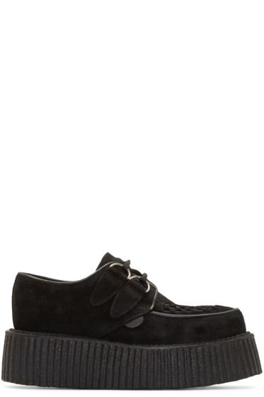 Underground Black Suede Wulfrun Creepers