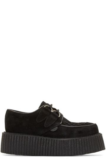 Underground Black Suede Wulfrun Creepers