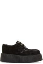 Underground Black Suede Wulfrun Creepers