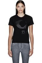 Comme Des Garçons Play Black Jersey Tonal Print T-shirt