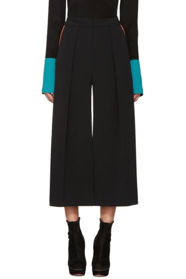 Roksanda Black And Pink Crepe Kilvin Culottes