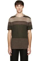 Paul Smith Tricolor Striped T-shirt