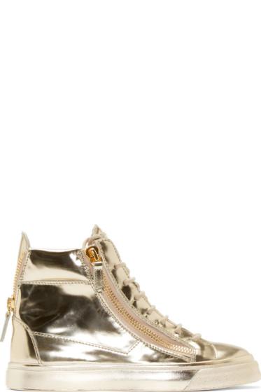 Giuseppe Zanotti Platinum London High-top Sneakers