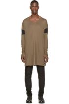 Ann Demeulemeester Green Overlong T-shirt