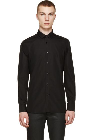 Saint Laurent Black Poplin Classic Shirt