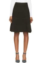 Proenza Schouler Black Technical Honeycomb Knit Skirt