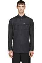 Dsquared2 Charcoal Military Shirt