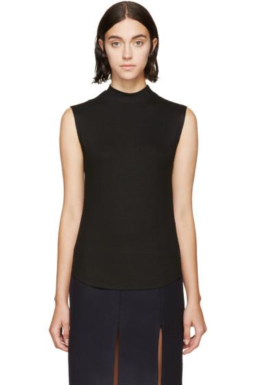 Nomia Black Rib Knit Top