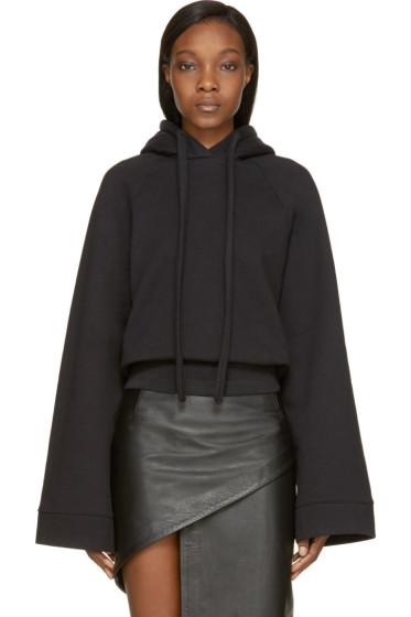 Vetements Black Oversized Hoodie