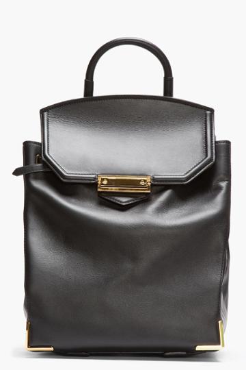Alexander Wang Black Leather Prisma Backpack