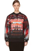 Juun.j Red Killer Diller Neoprene Pullover