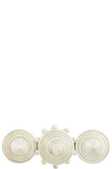 Ktz Silver Triple Cone Ring