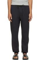 Pierre Balmain Black Quilted Lounge Pants