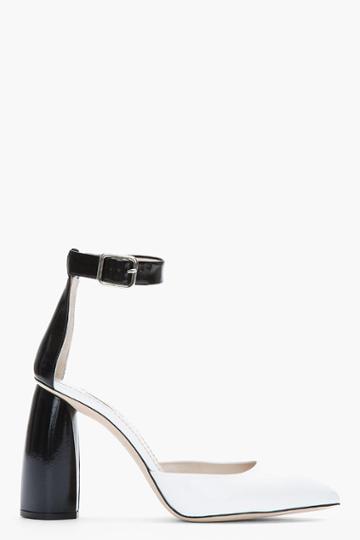 Marc Jacobs White And Black New Air Shade Heels