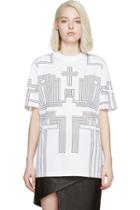 Givenchy Black And White Cross T-shirt