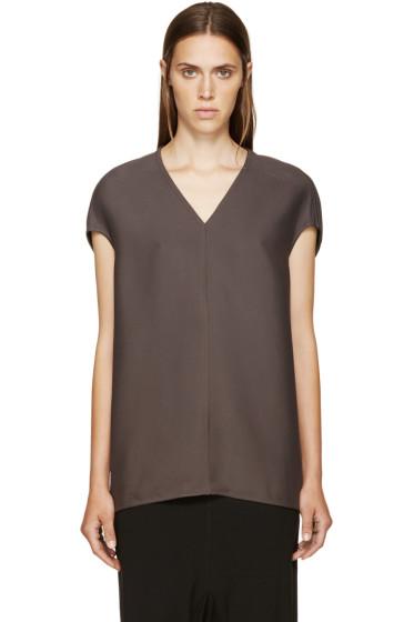 Rick Owens Dark Grey Floating Top