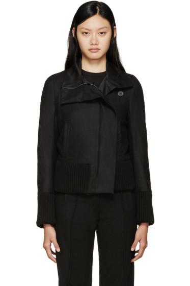 Ann Demeulemeester Black Wool Jacket