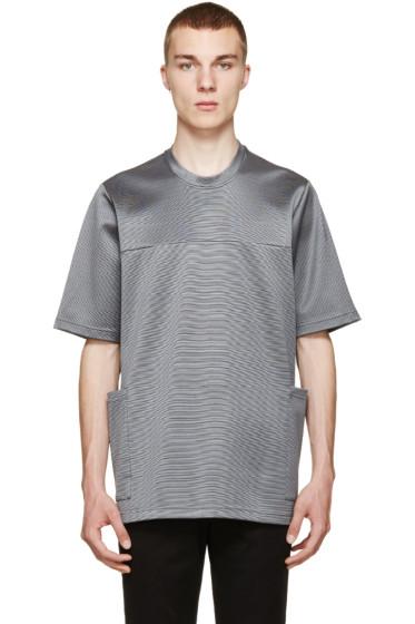 Christopher Kane Grey Oversized Stretch T-shirt