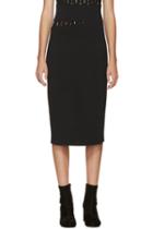 Proenza Schouler Black Slit Skirt