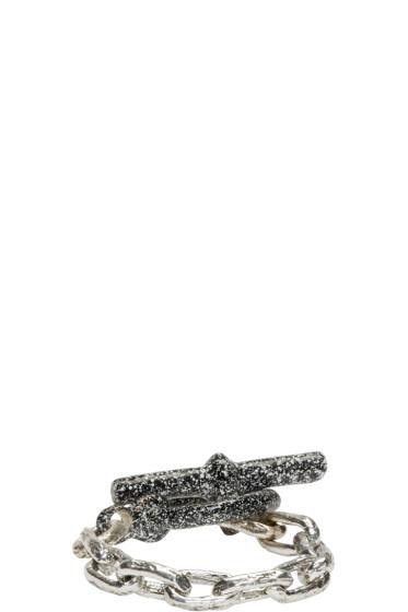 Pearls Before Swine Ssense Exclusive Silver Toggle Ring