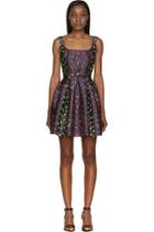 Christopher Kane Grey Leopard Jacquard Princess Dress