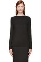 Ann Demeulemeester Black Open Back Top