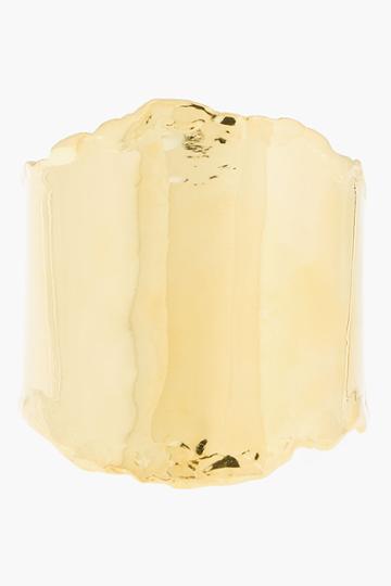 Tom Binns Gold Off The Cuff Raw Edge Cuff