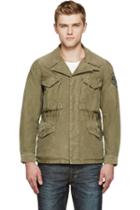 Visvim Olive Damaged Chino Achse Jacket