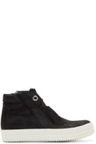 Rick Owens Black Island Dunk High-top Sneakers