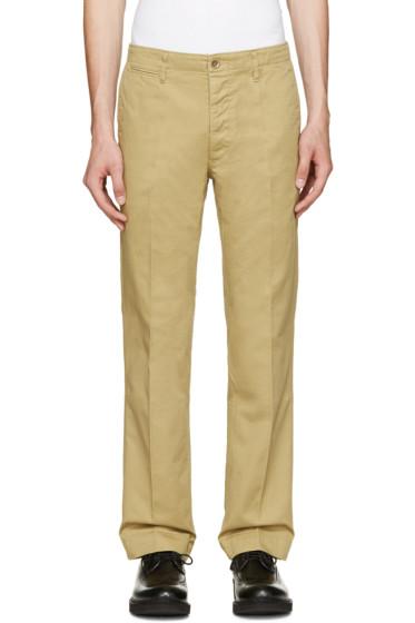 Visvim Beige Slim Chinos