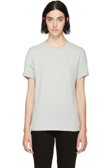 Frame Denim Heather Grey Le Boyfriend T-shirt