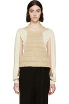 Loewe Beige Halter Panel Top