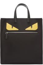 Fendi Black Nylon Monster Tote