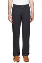 Visvim Navy Slim Chinos