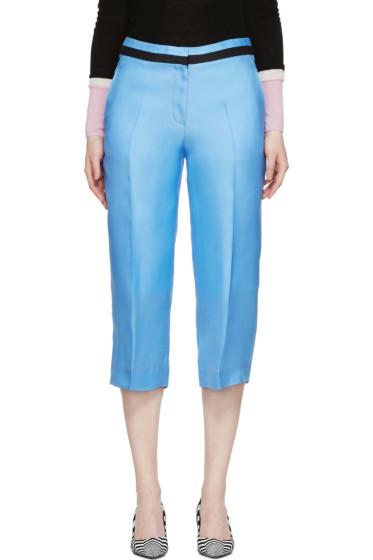Roksanda Sky Blue Silk Claude Trousers
