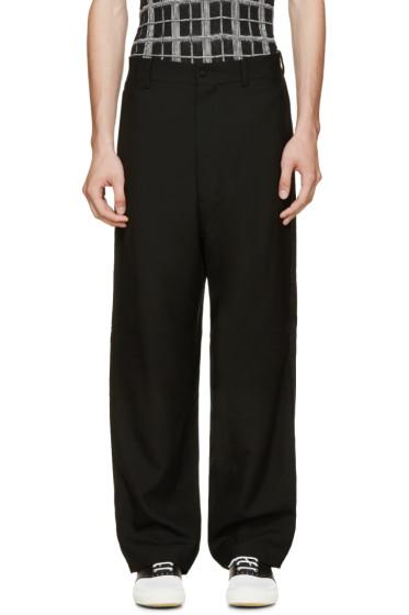 Junya Watanabe Black Twill Trousers