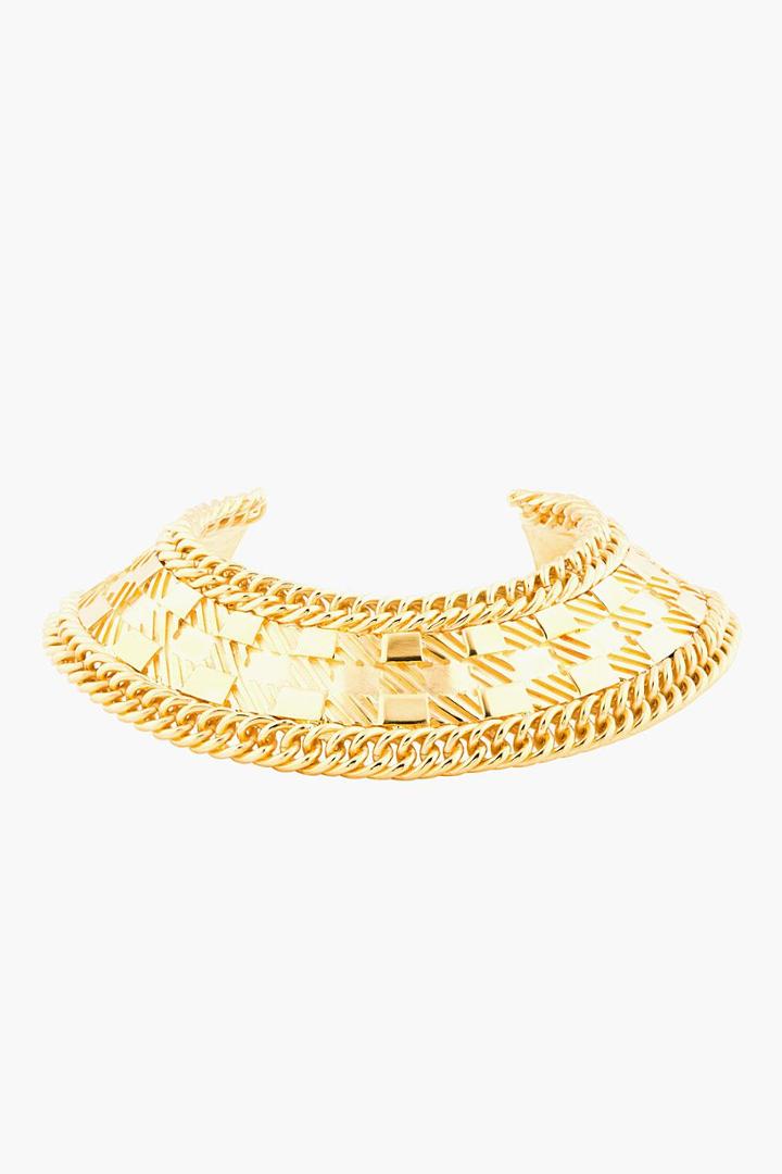 Balmain Gold Yoke Choker