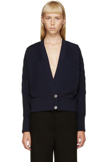 Loewe Indigo Accordion Cardigan